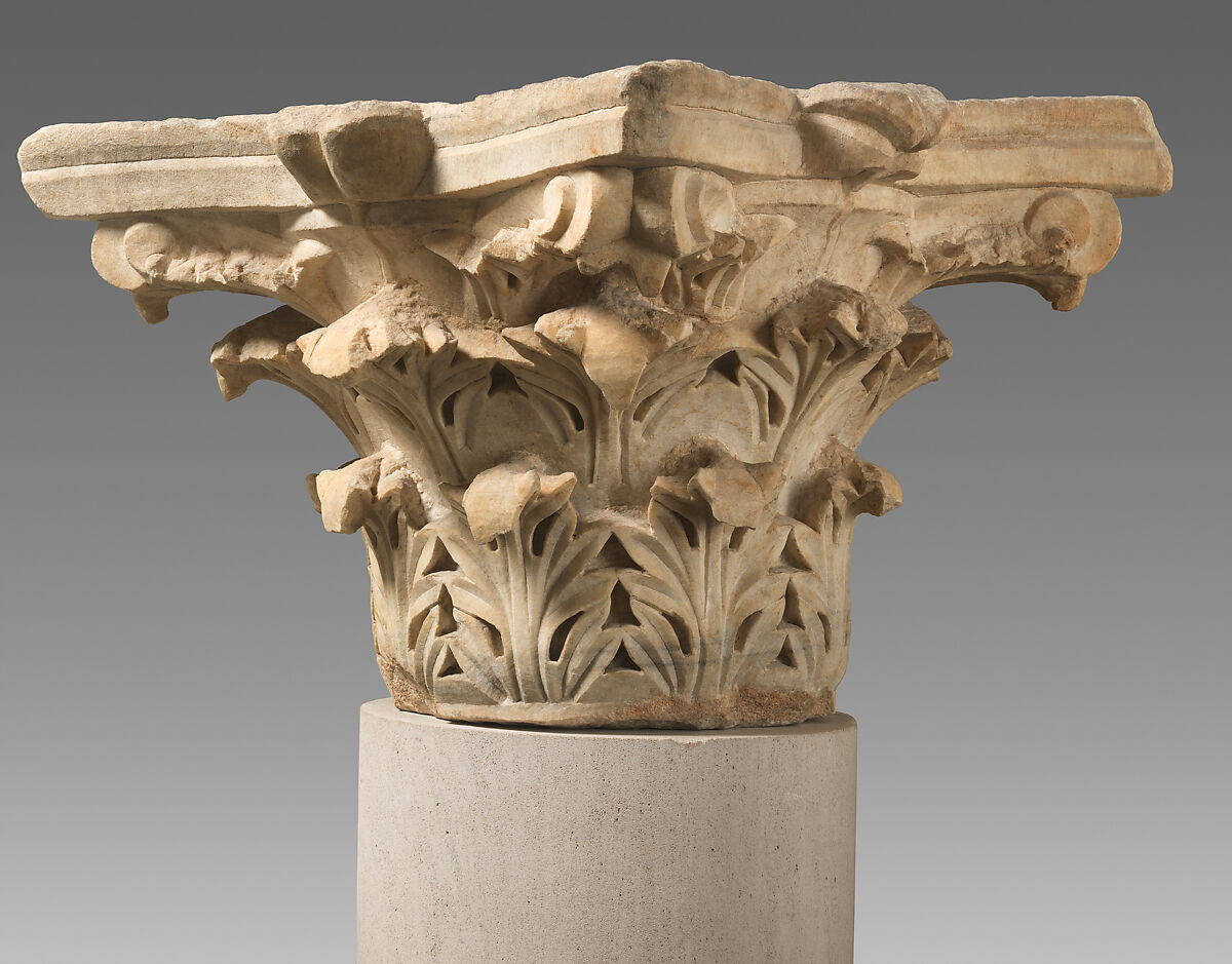 Capital with Acanthus Leaves, Marble