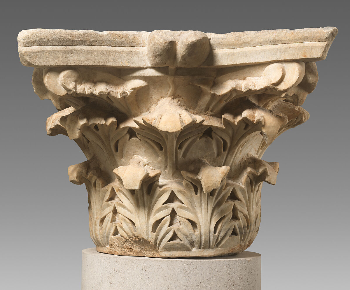 Capital with Acanthus Leaves, Marble