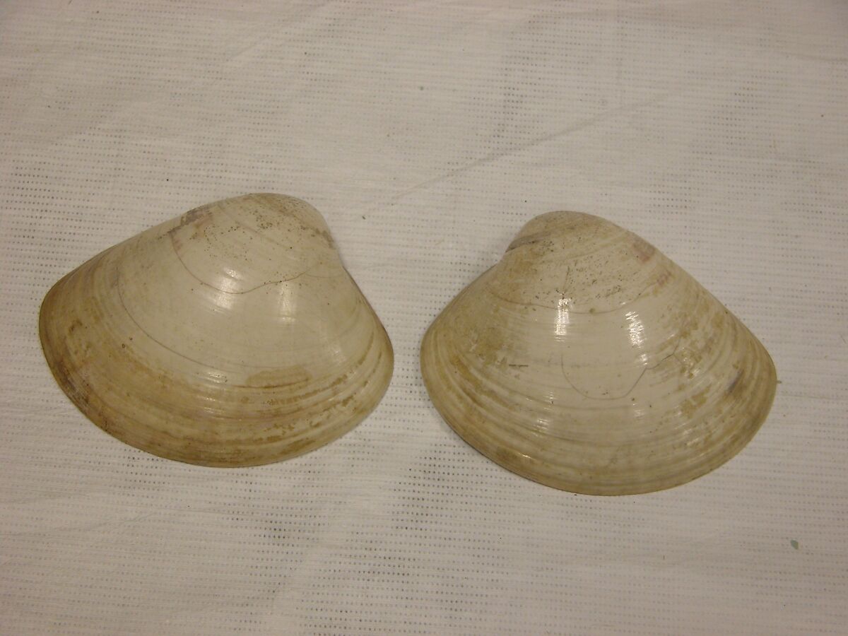 Shell Game (Kaiawase) Set, Clam shells painted in gold and color, Japan