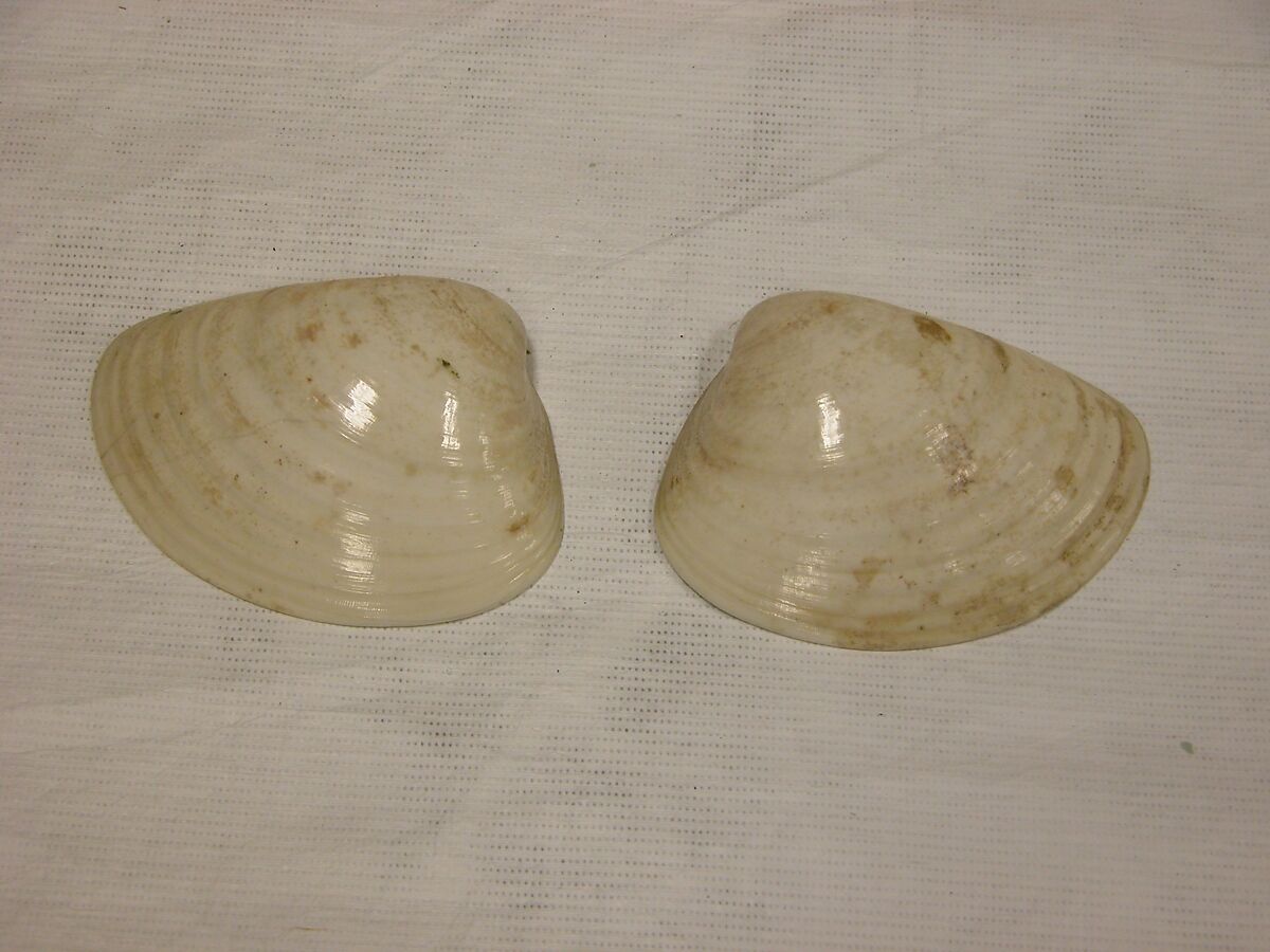 Shell Game (Kaiawase) Set, Clam shells painted in gold and color, Japan