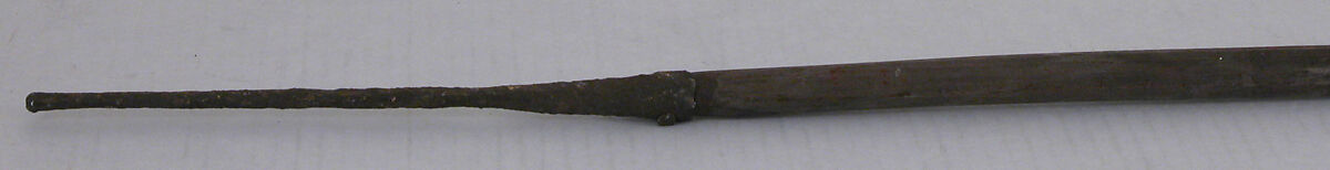 Staff with Cross, Bronze, wood