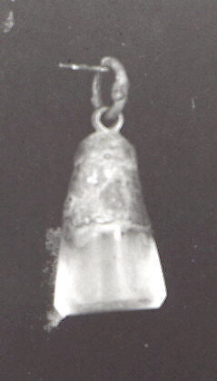 Rock Crystal Cone Seal, Rock crystal, silver
