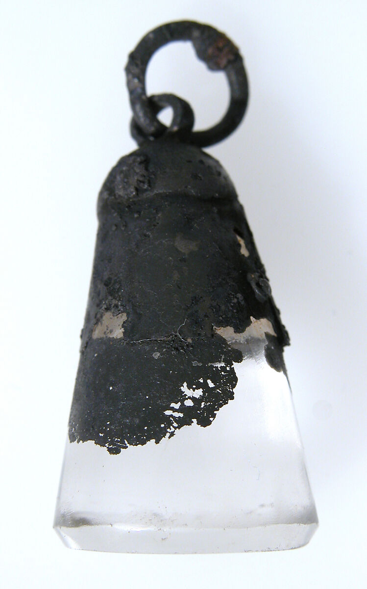 Rock Crystal Cone Seal, Rock crystal, silver