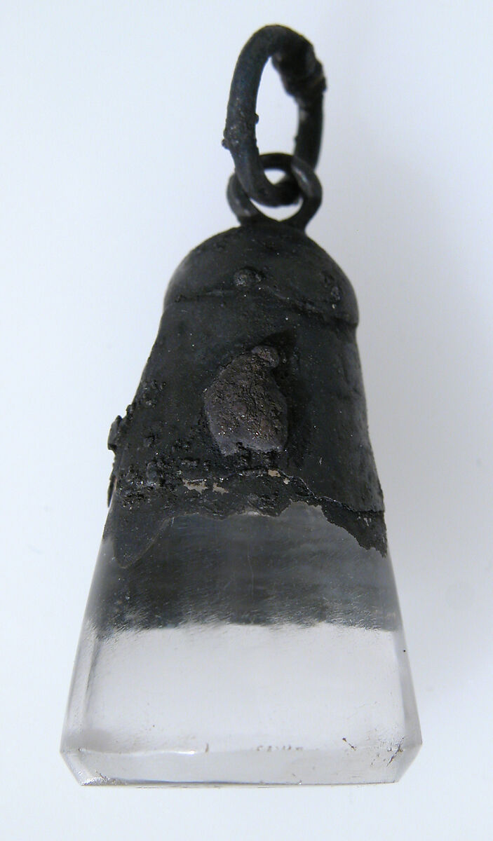 Rock Crystal Cone Seal, Rock crystal, silver
