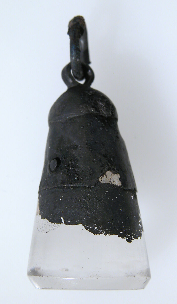 Rock Crystal Cone Seal, Rock crystal, silver