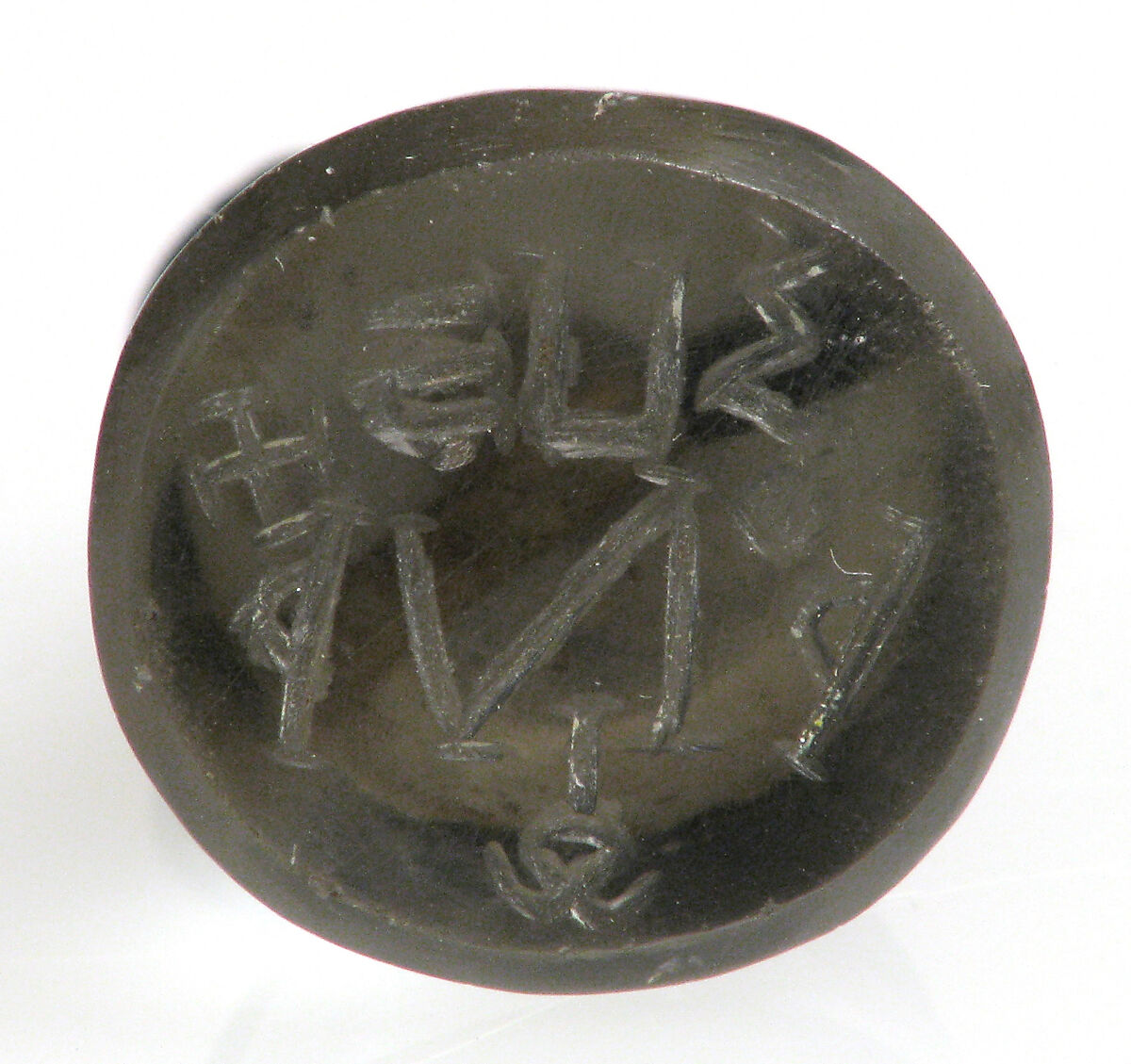 Rock Crystal Cone Seal, Rock crystal, silver