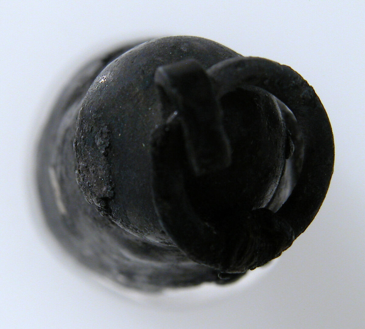 Rock Crystal Cone Seal, Rock crystal, silver