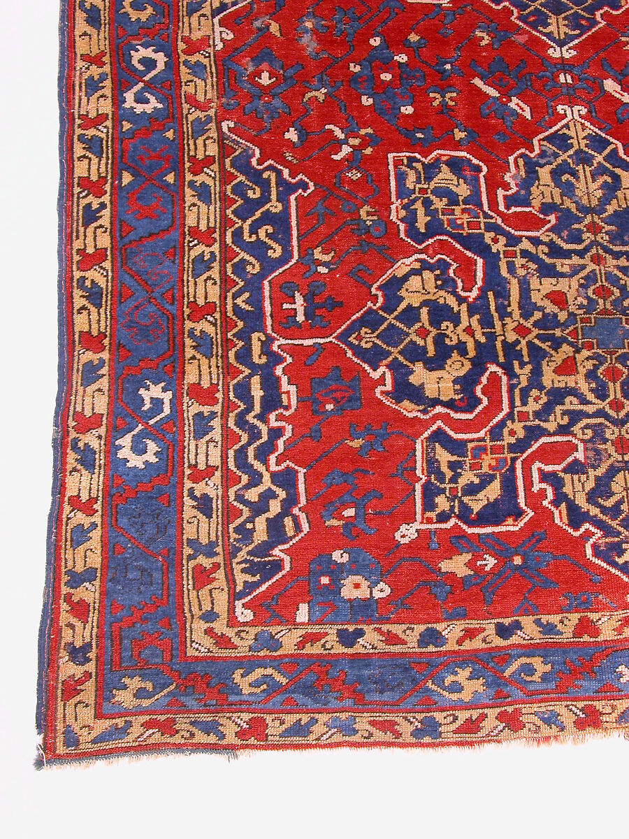 'Star Ushak' Carpet, Wool (warp, weft and pile); symmetrically knotted pile