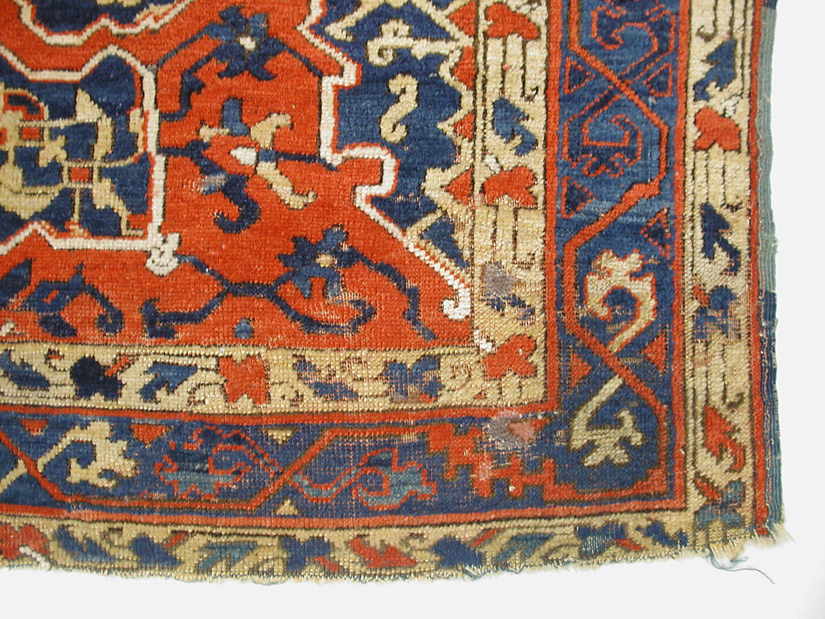 'Star Ushak' Carpet, Wool (warp, weft and pile); symmetrically knotted pile