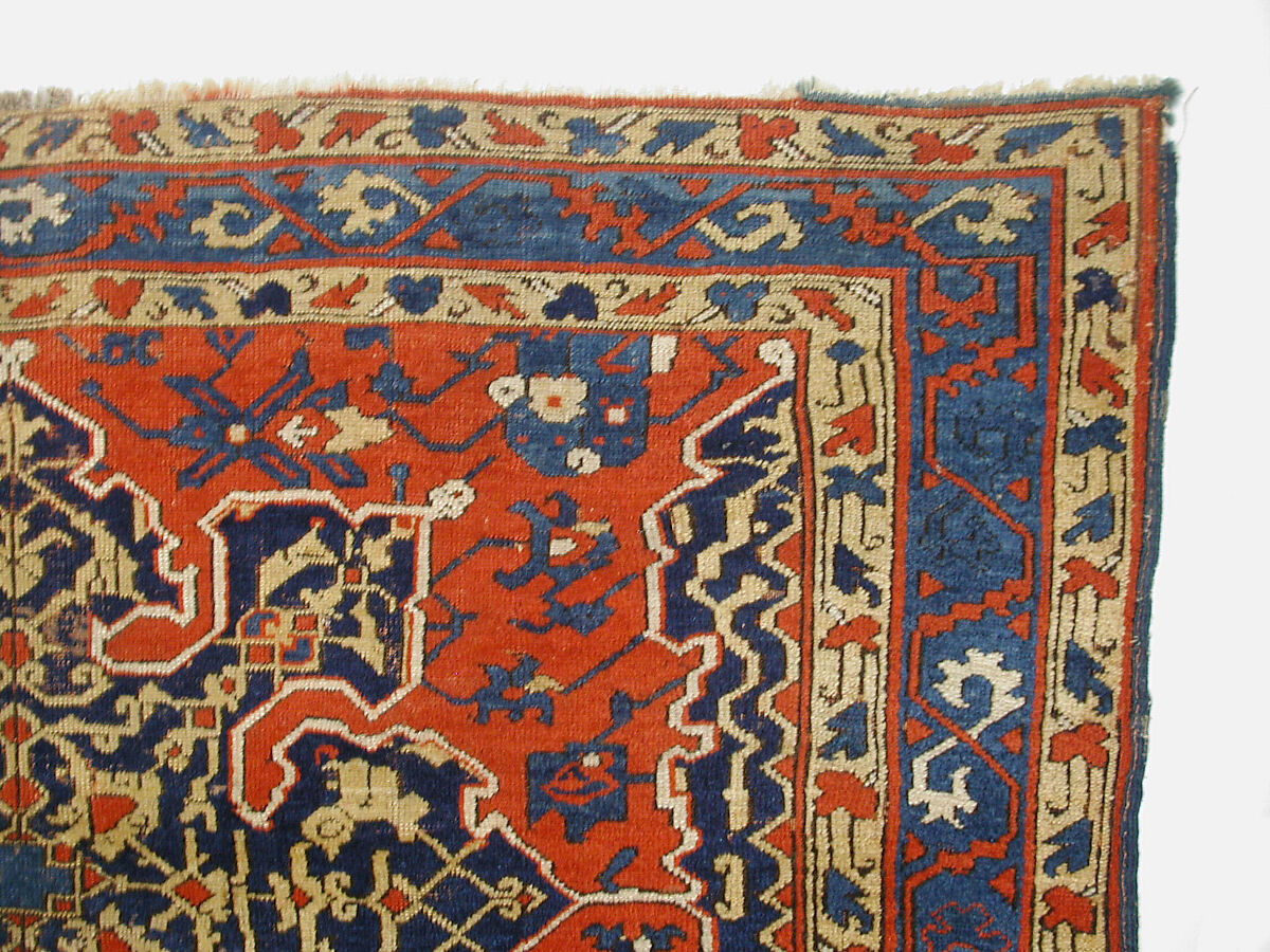 'Star Ushak' Carpet, Wool (warp, weft and pile); symmetrically knotted pile