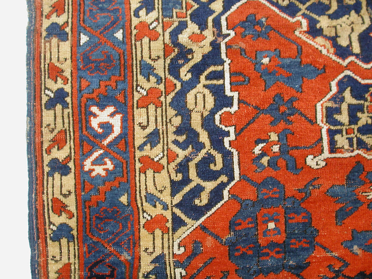 'Star Ushak' Carpet, Wool (warp, weft and pile); symmetrically knotted pile