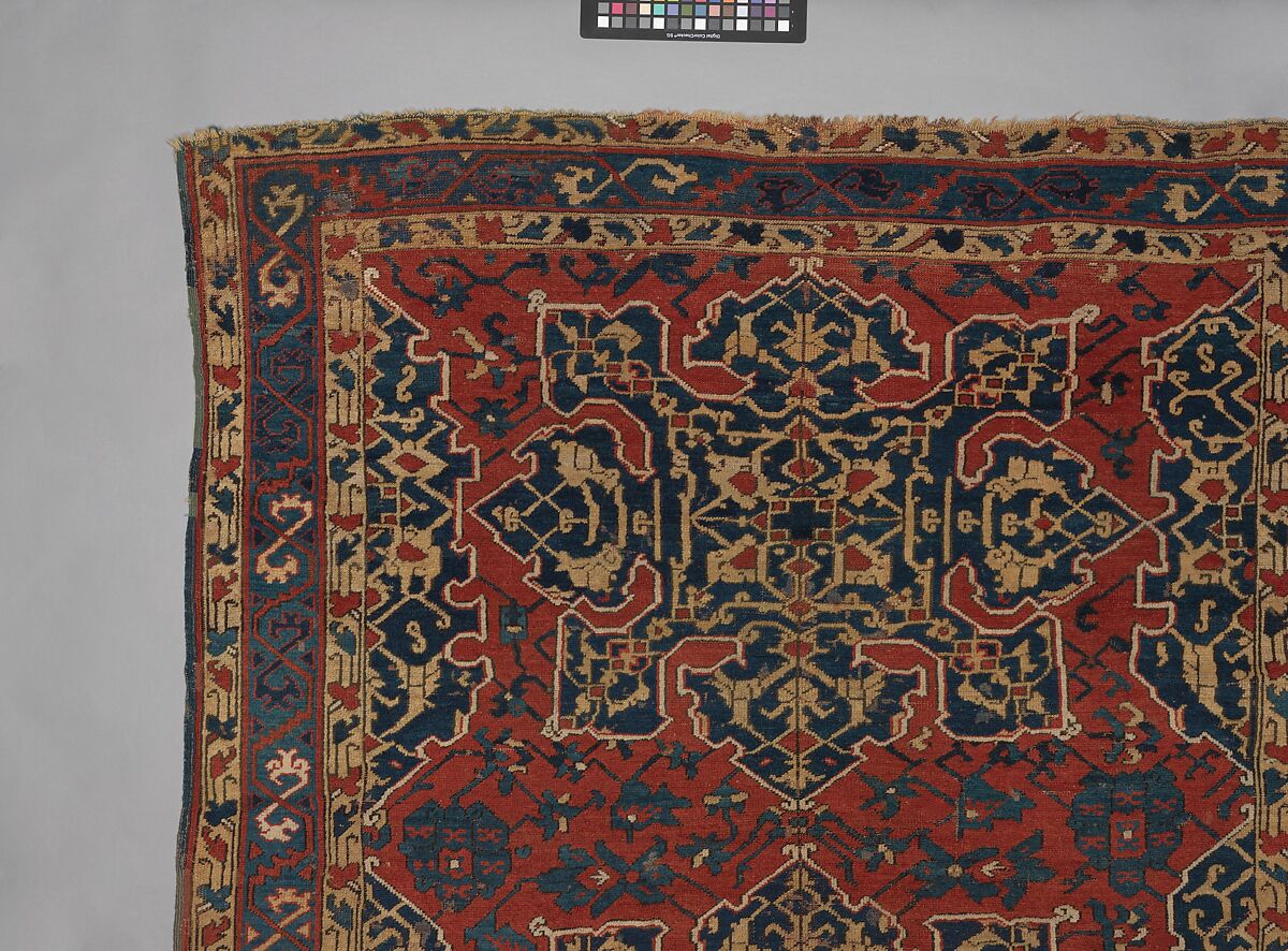'Star Ushak' Carpet, Wool (warp, weft and pile); symmetrically knotted pile