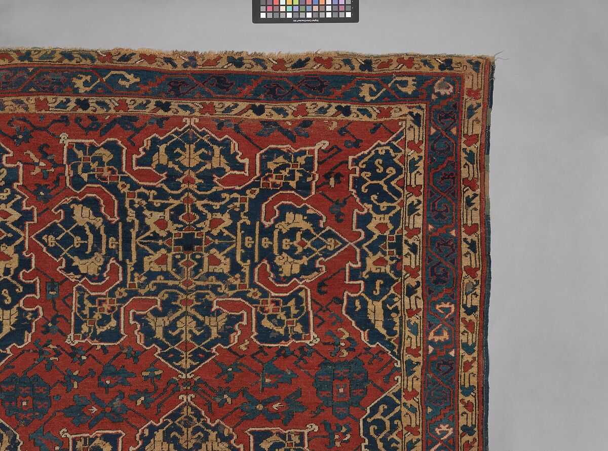 'Star Ushak' Carpet, Wool (warp, weft and pile); symmetrically knotted pile