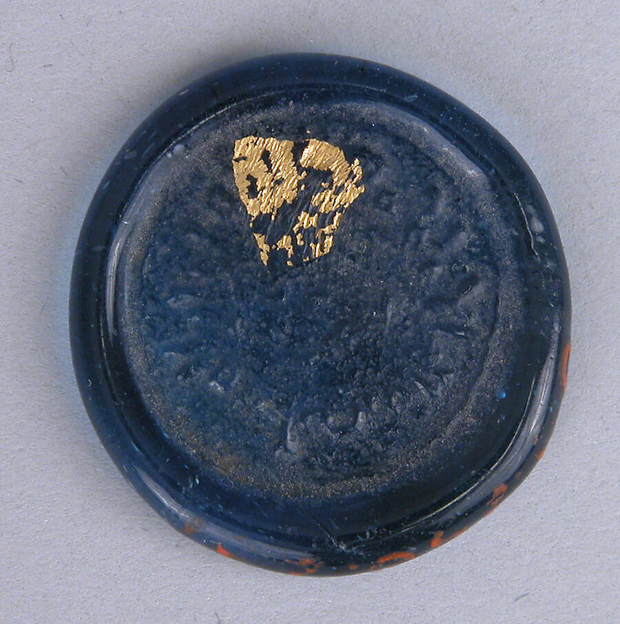 Coin Weight, Mold-pressed glass 