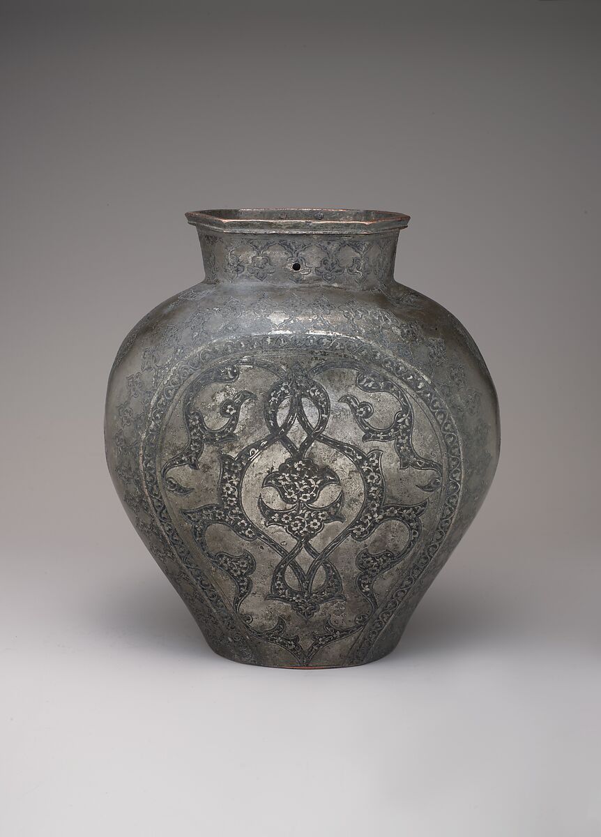 Vase, Copper; tinned 