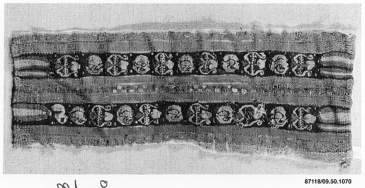 Band, Wool; tapestry weave