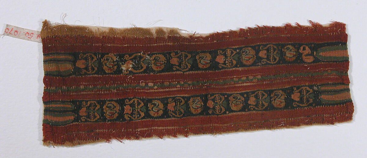 Band, Wool; tapestry weave 