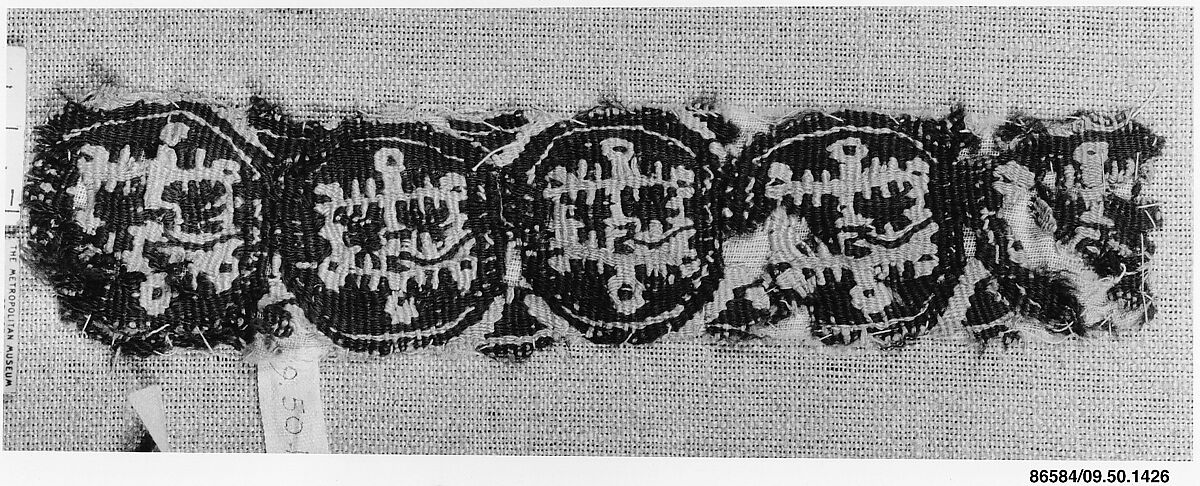 Band, Linen, wool; tapestry weave 