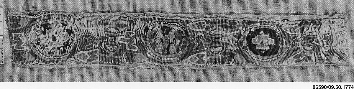Band, Linen, wool; tapestry weave