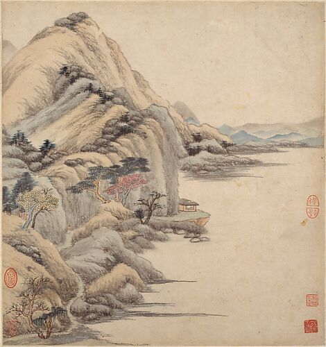 Landscapes in the styles of ancient masters