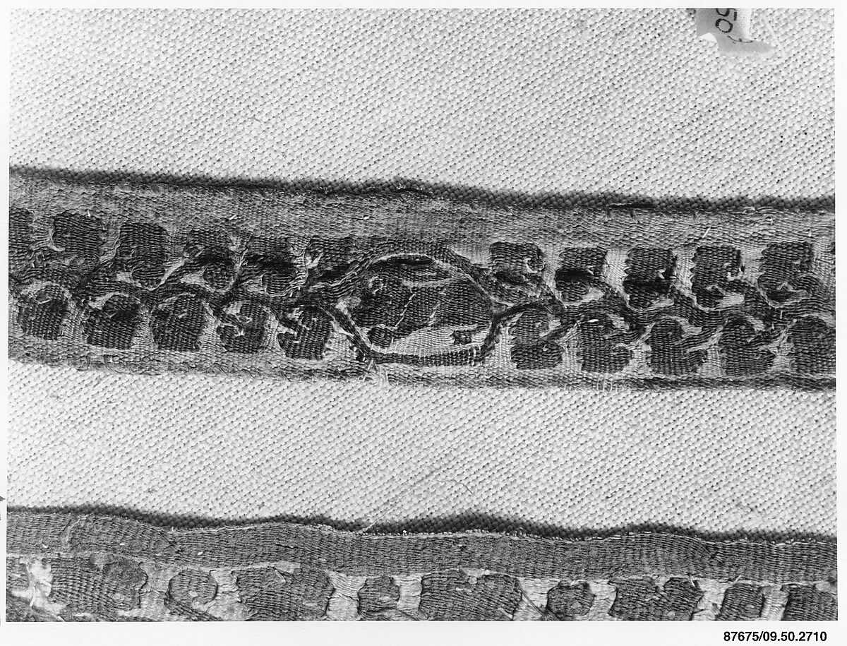 Band, Wool; tapestry weave