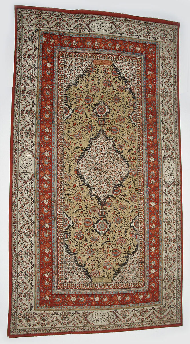 Cover, Cotton; plain weave, printed