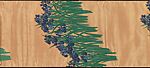 Obi with Iris, Brocaded in silk on gold ground, Japan (Kyoto)