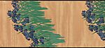 Obi with Iris, Brocaded in silk on gold ground, Japan (Kyoto)