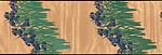 Obi with Iris, Brocaded in silk on gold ground, Japan (Kyoto)