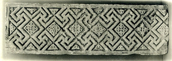 Fragment from a Frieze with Meander Pattern and Diamond-Shaped Rosettes