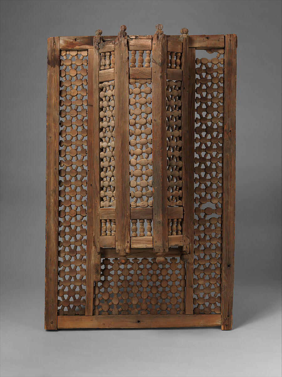 Mashrabiya Screen, Wood 