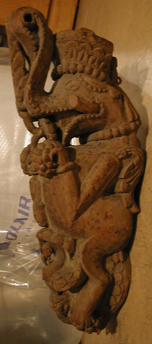 Bracket, Wood; carved