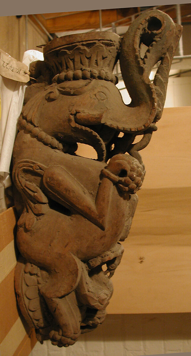 Bracket, Wood; carved