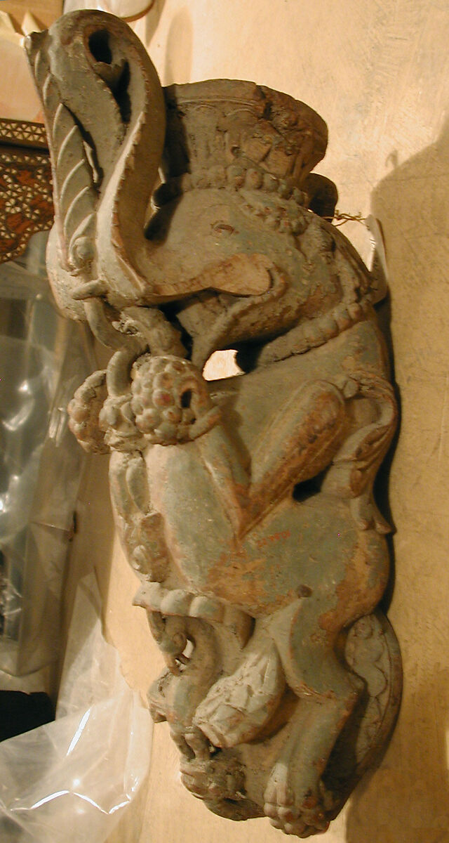 Bracket, Wood; carved