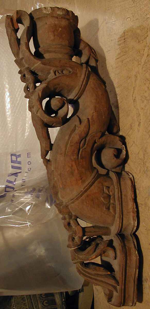 Bracket, Wood; carved 