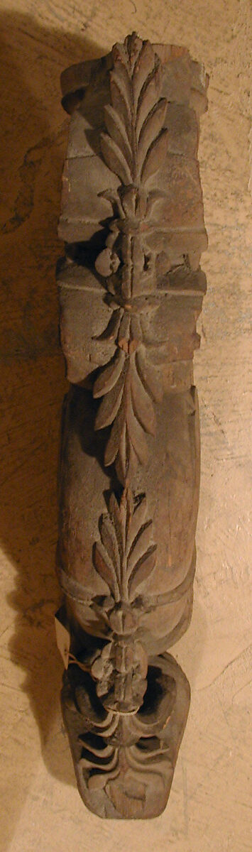 Bracket, Wood; carved