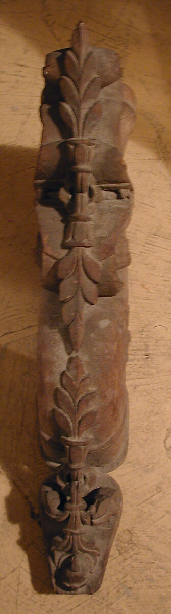 Bracket, Wood; carved