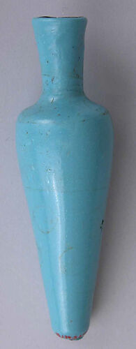 Cosmetic Flask (Mukhula) of Opaque Turquoise Glass
