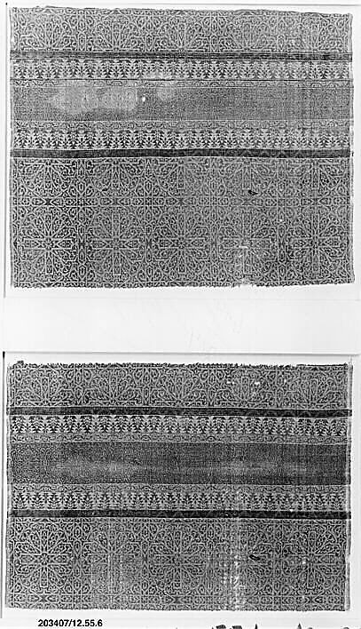 Fragments of a Panel, Silk; lampas