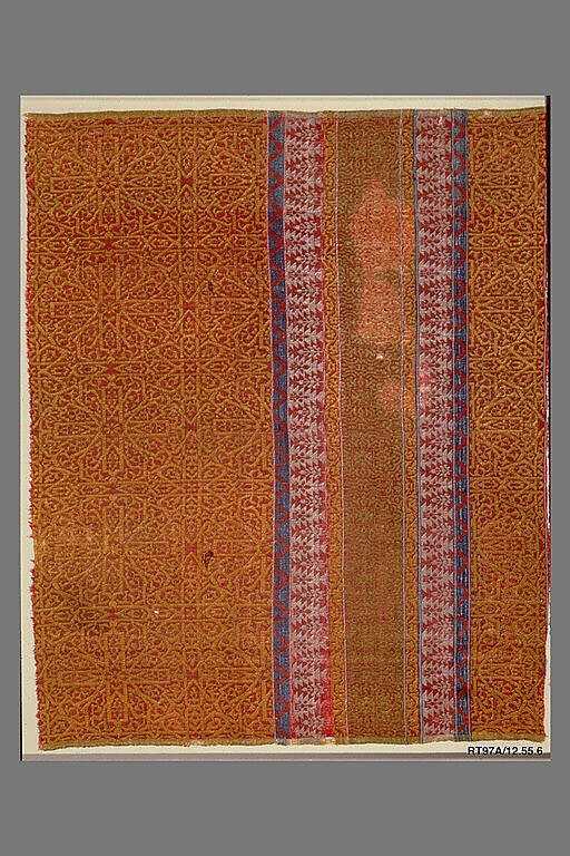 Fragments of a Panel, Silk; lampas
