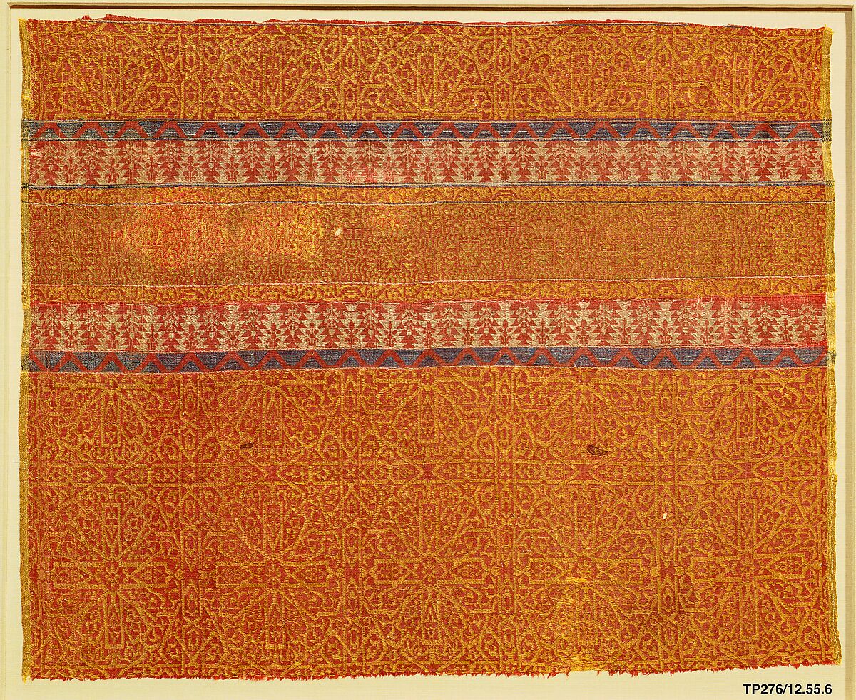 Fragments of a Panel, Silk; lampas