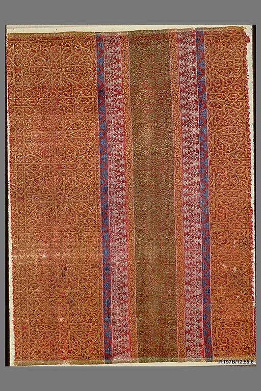 Fragments of a Panel, Silk; lampas