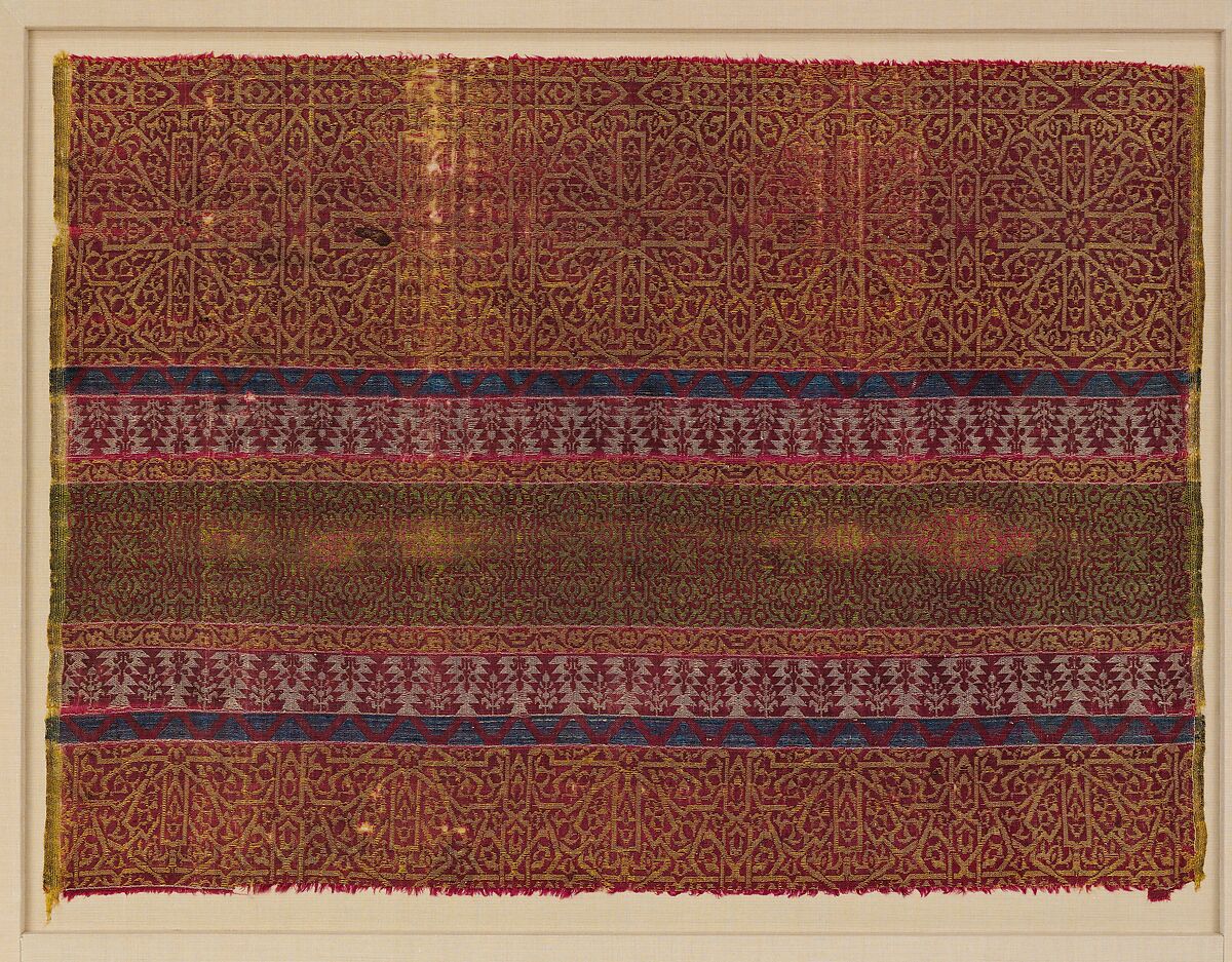 Fragments of a Panel, Silk; lampas 