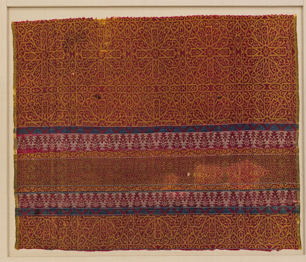 Fragments of a Panel, Silk; lampas