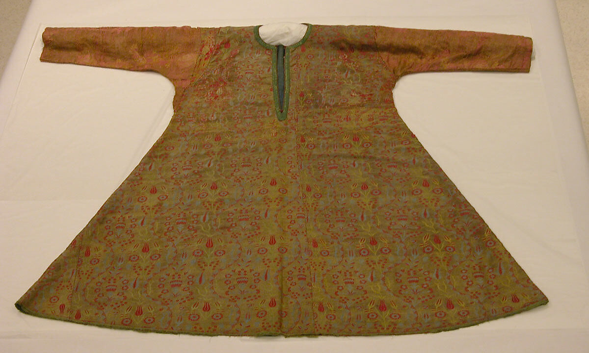 Robe, Silk, metal wrapped thread; brocaded