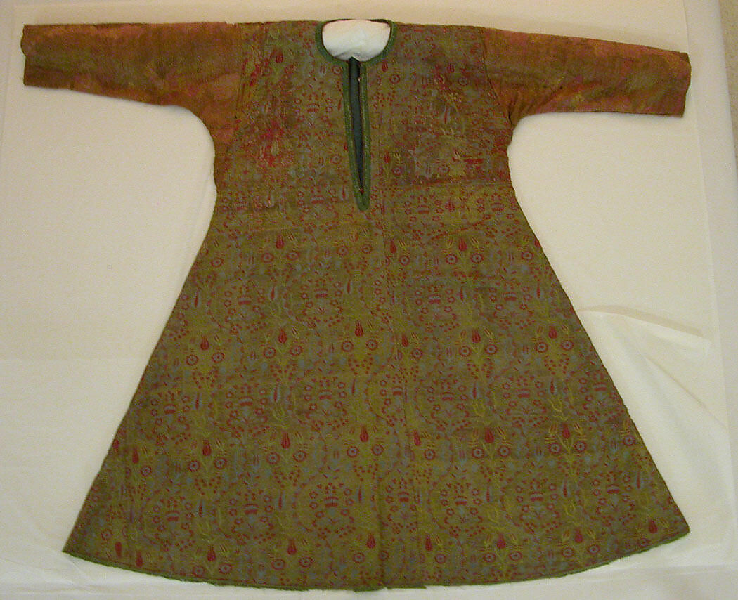 Robe, Silk, metal wrapped thread; brocaded