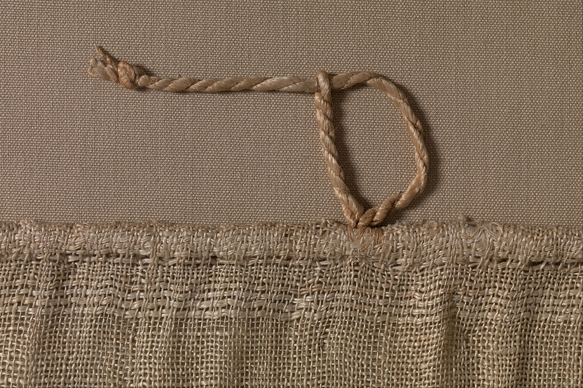 Hanging with Nikes Holding Bowl of Fruit, Linen, wool