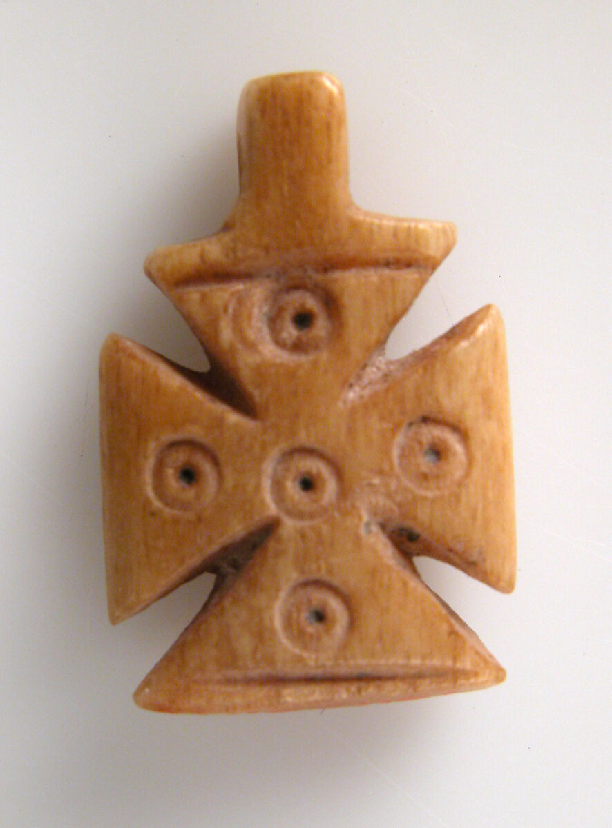 Pendant Cross, Bone 