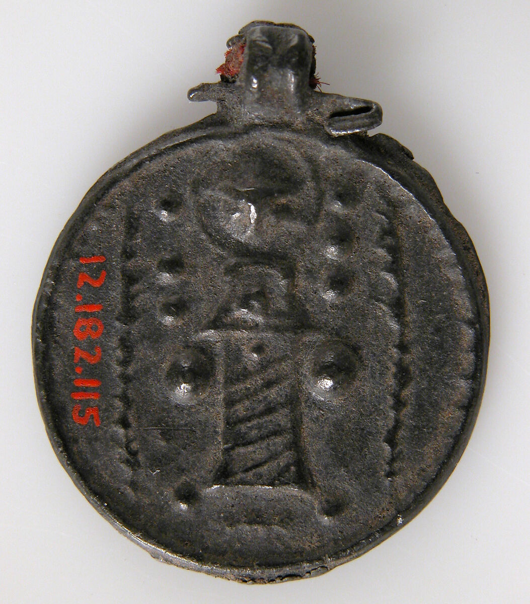 Amulet with a Military Saint, Bronze