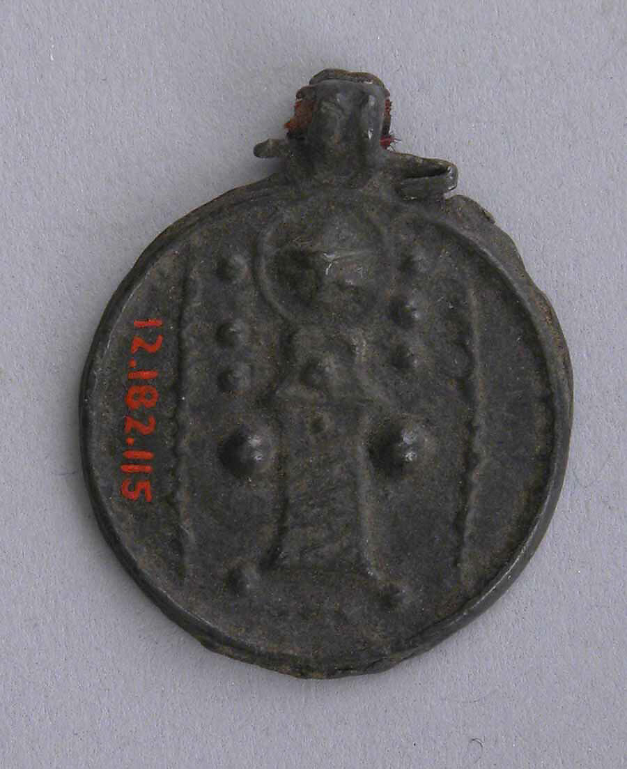 Amulet with a Military Saint, Bronze 